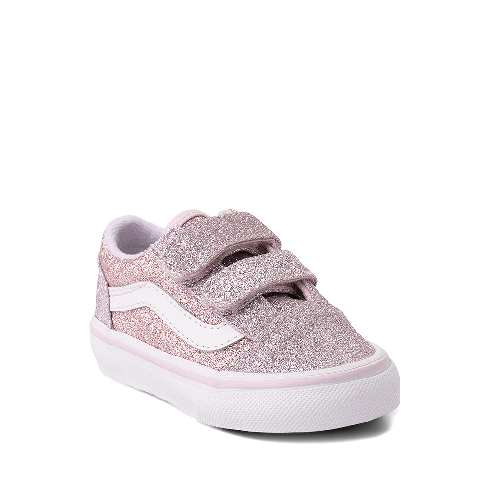 miracle Typically fatigue Vans Old Skool V Glitter Skate Shoe - Baby / Toddler - Orchid Ice / Powder  Pink | Journeys