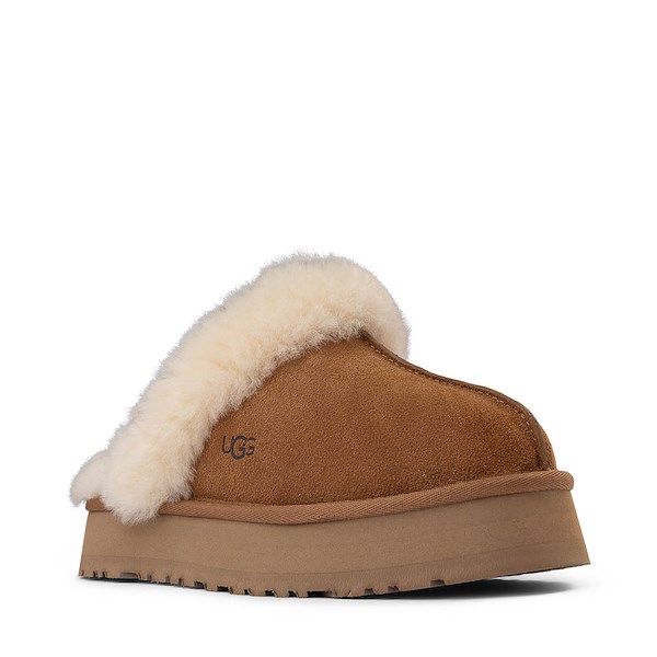Womens UGG® Disquette Platform Clog - Chestnut