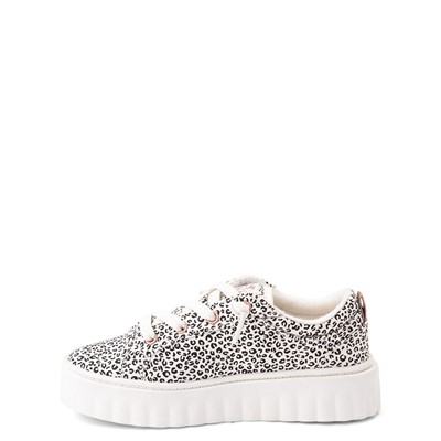 Alternate view of Roxy Sheilahh Platform Casual Shoe - Little Kid / Big Kid - White Leopard