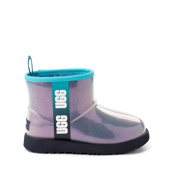 Main view of UGG&reg; Classic Clear Mini II Boot - Toddler / Little Kid / Big Kid - Blue / Multicolor