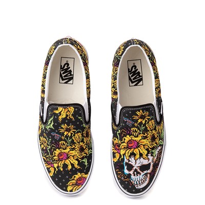 skull slip on shoes