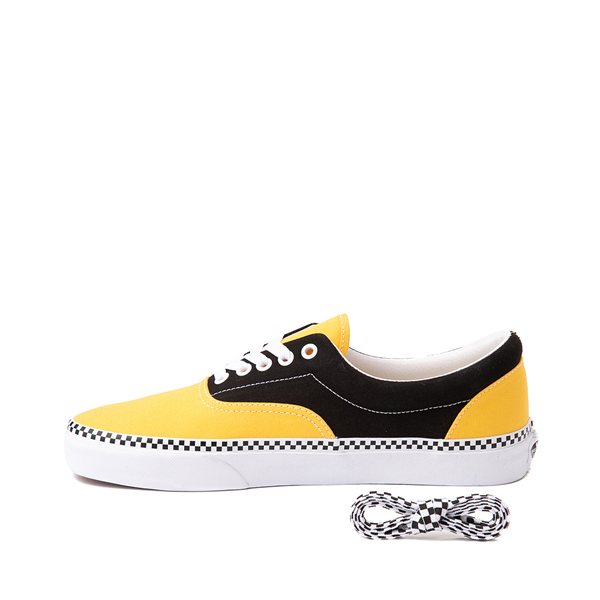 alternate view Vans Era Checkerboard Skate Shoe - Spectra Yellow / BlackALT1