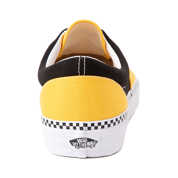 alternate view Vans Era Checkerboard Skate Shoe - Spectra Yellow / BlackALT4