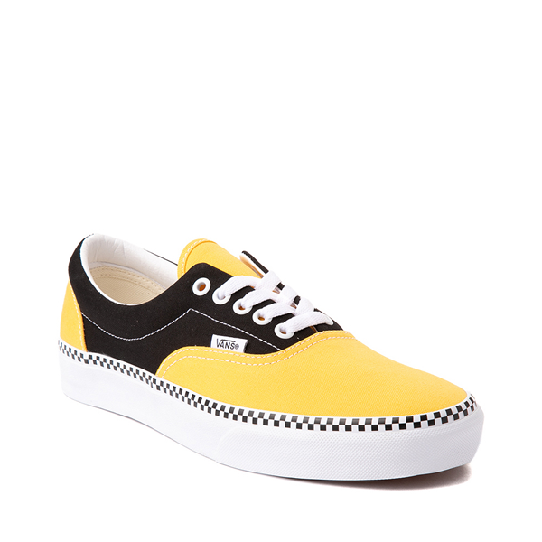 alternate view Vans Era Checkerboard Skate Shoe - Spectra Yellow / BlackALT5
