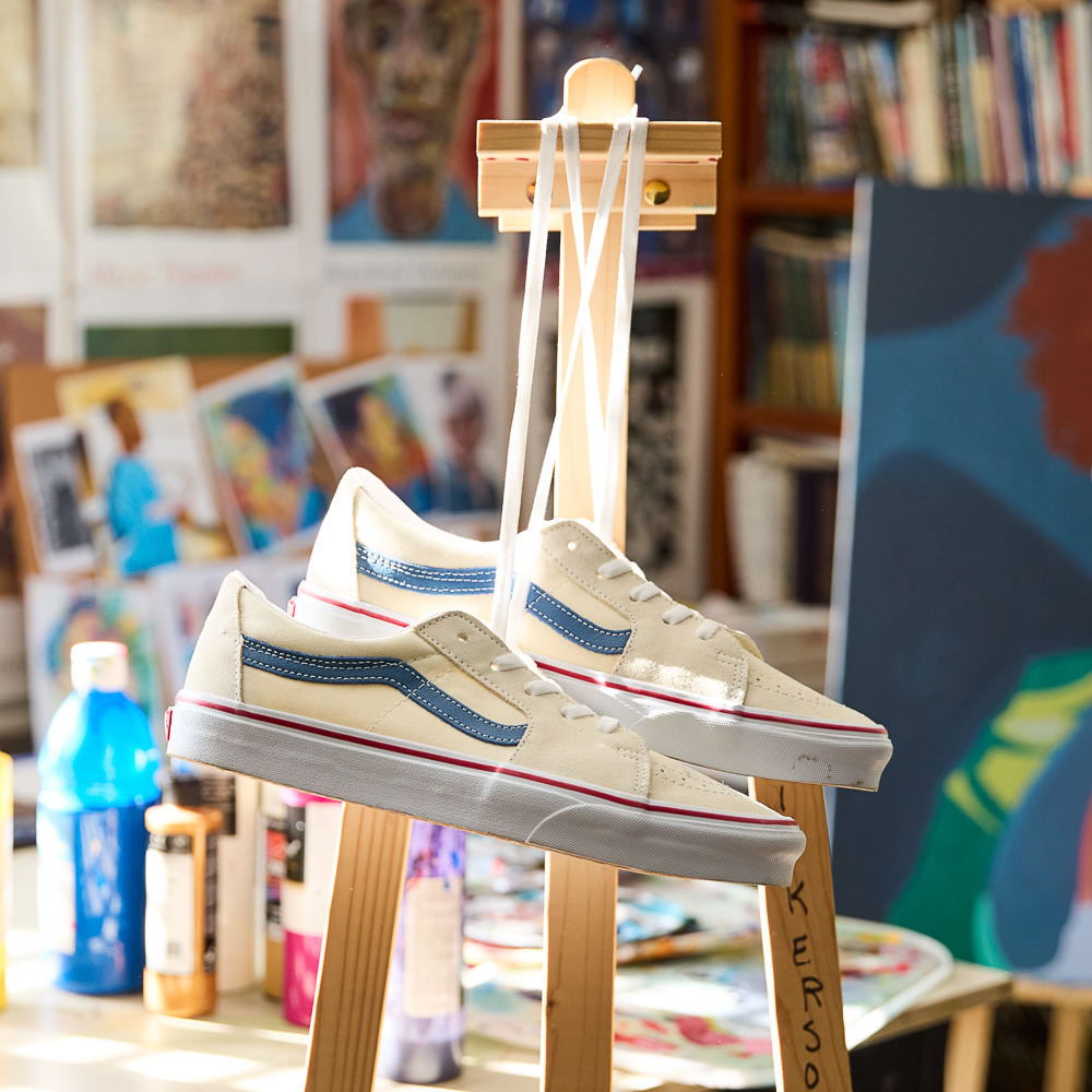 Vans Sk8 Low Skate Shoe Classic White Journeys