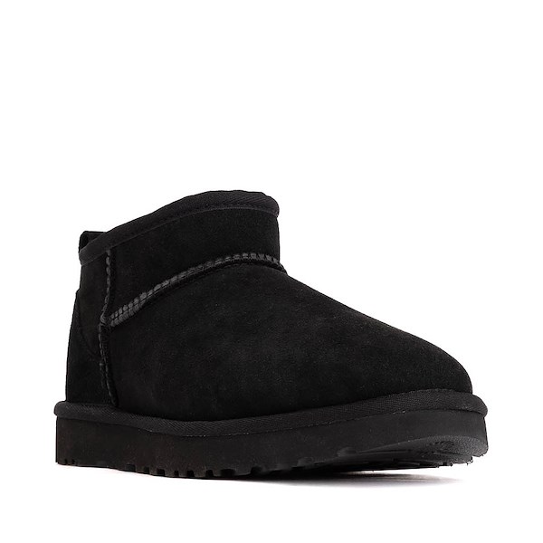 alternate view Womens UGG® Classic Ultra Mini Boot - BlackALT5