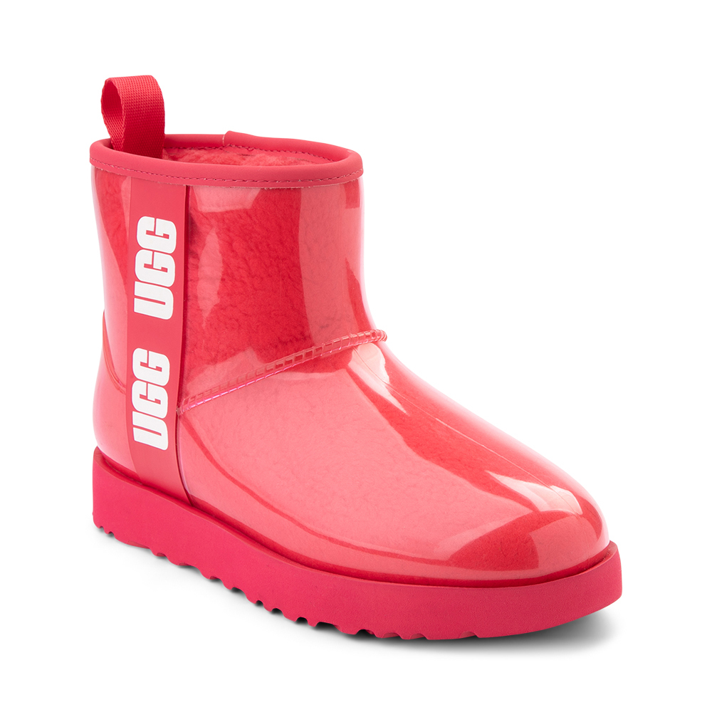 Womens UGG® Classic Clear Mini II Boot - Hibiscus | Journeys