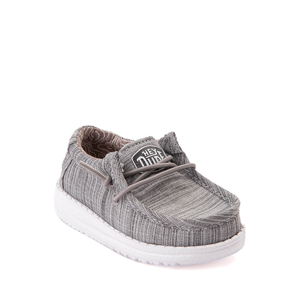 alternate view Hey Dude Wally Casual Shoe - Toddler / Little Kid - StoneALT5