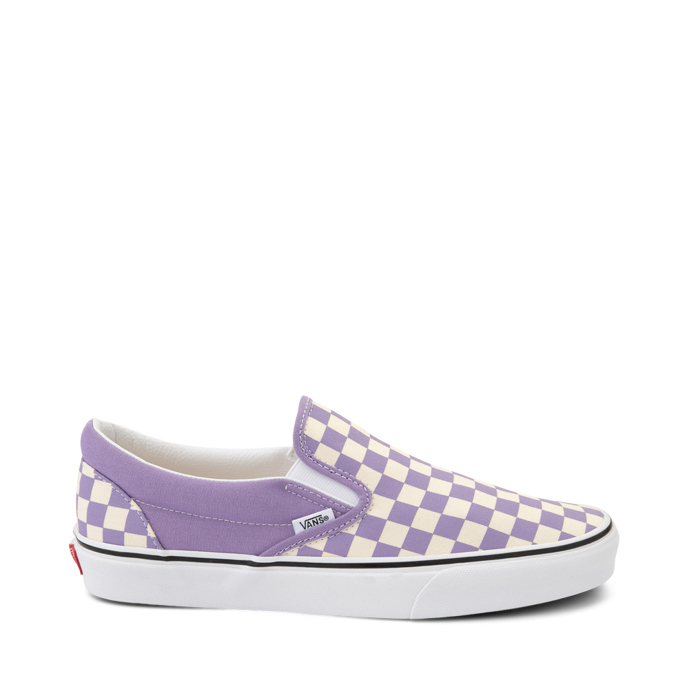 Vans Slip On Checkerboard Skate Shoe - Chalk Violet