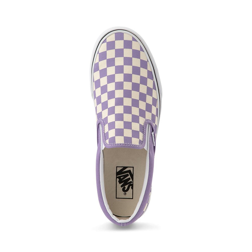 Vans Slip On Checkerboard Skate Shoe - Chalk Violet |