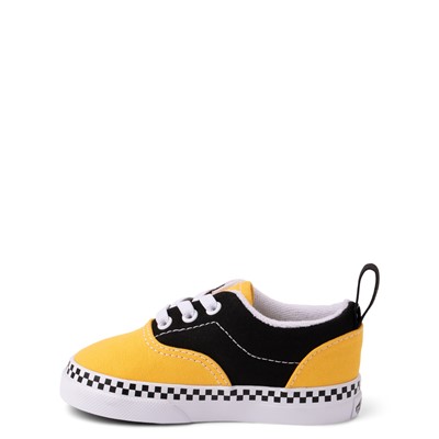 Alternate view of Vans Era Checkerboard Skate Shoe - Baby / Toddler - Spectra Yellow / Black