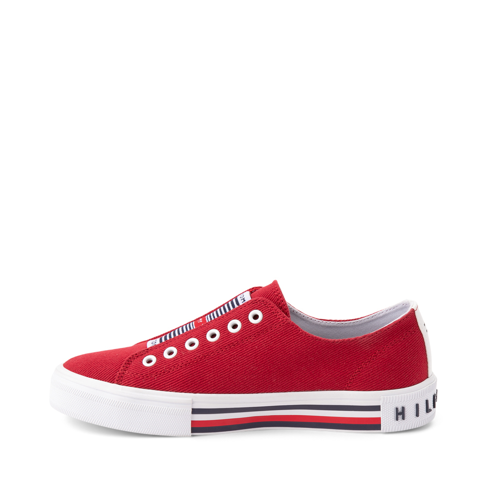 Womens Tommy Hilfiger Hopz 2 Slip On Casual Shoe - Red | Journeys