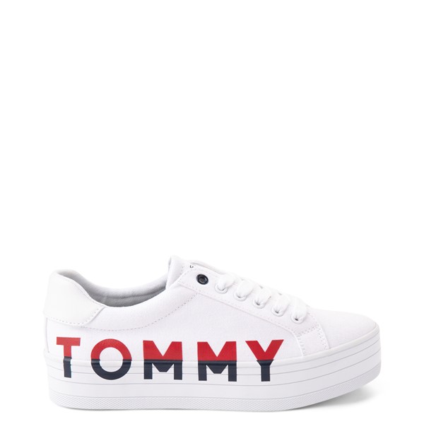 Womens Tommy Hilfiger Blasee Platform Casual Shoe - White