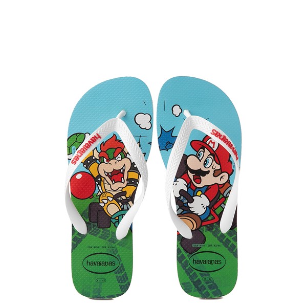Main view of Havaianas Super Mario Kart Sandal - White