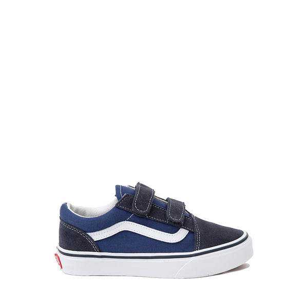 Vans Old Skool V Skate Shoe - Little Kid - Navy / Black
