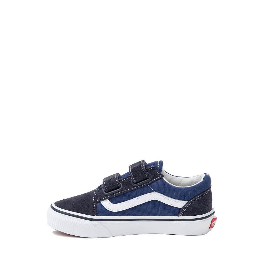 Vans Old Skool V Skate Shoe - Little Kid - Navy / Black | Journeys