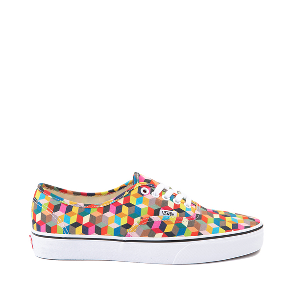 Main view of Vans Authentic 3D Checkerboard Skate Shoe - Multicolor