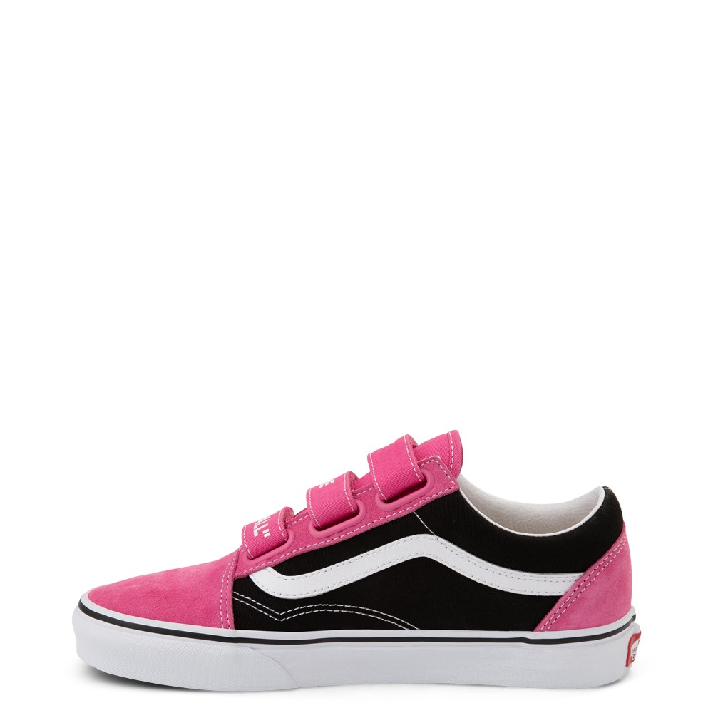 Vans Old Skool V Off The Wall Skate Shoe Shock Pink / Black | Journeys