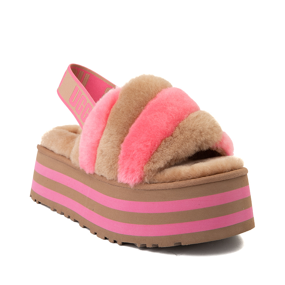 pink and grey striped uggs