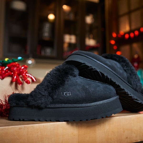 alternate view Womens UGG® Disquette Platform Clog - BlackHERO