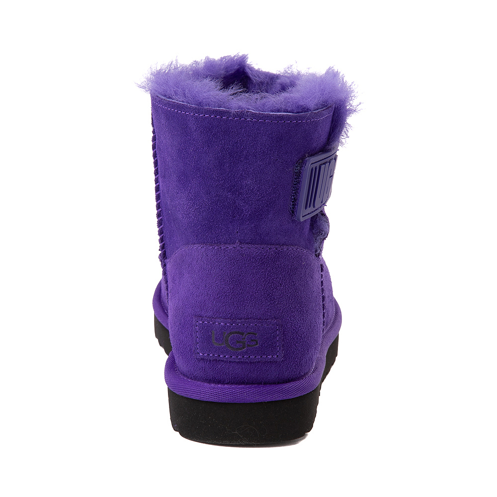 Womens UGG® Mini Bailey Logo Strap Boot - Violet Night | Journeys