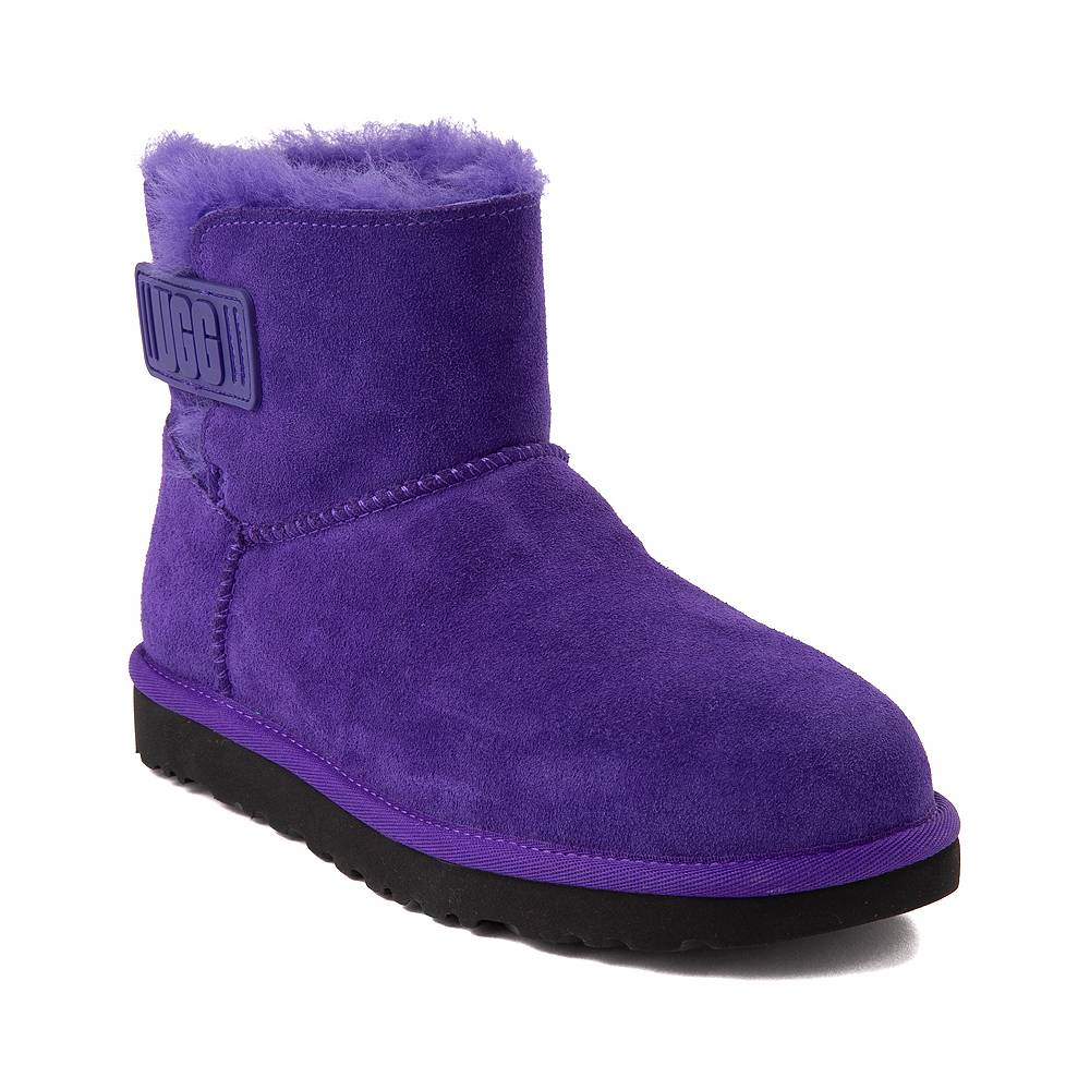 tornado function brand Womens UGG® Mini Bailey Logo Strap Boot - Violet Night | Journeys
