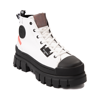 Womens Palladium Revolt Hi Platform Boot - White | Journeys