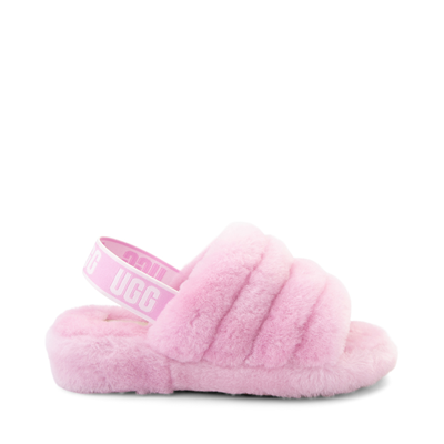 pink ugg fluff slides