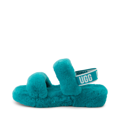 Alternate view of Womens UGG&reg; Oh Yeah Slide Sandal - Aquatic Blue