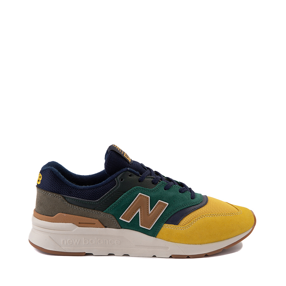 Mens New Balance 997H Athletic Shoe - Spruce Green / Harvest Yellow