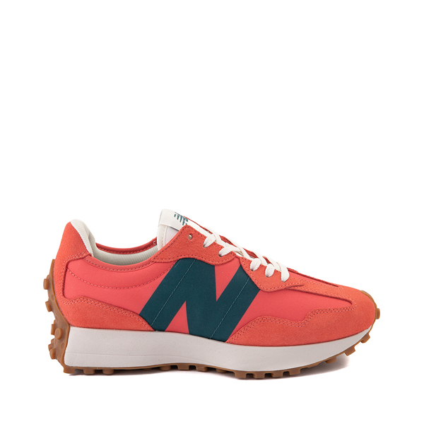 Womens New Balance 327 Athletic Shoe - Mars Red / Mountain Teal