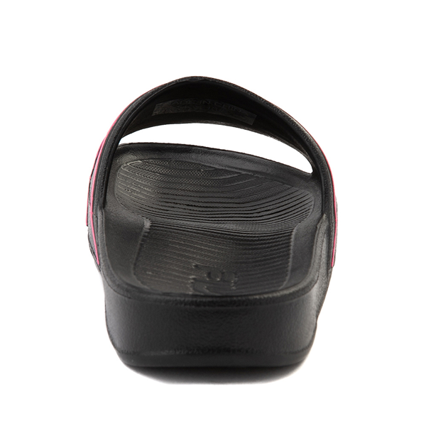alternate view Fila Sleek Slide Sandal - Toddler / Little Kid / Big Kid - Black / PinkALT4