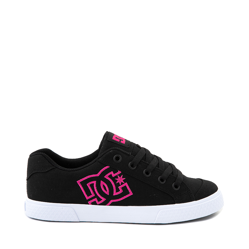 Womens DC Chelsea Skate Shoe - Black / Pink