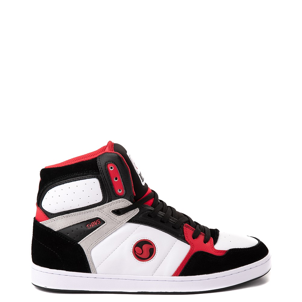 Mens DVS Honcho Skate Shoe - White / Black / Red | Journeys