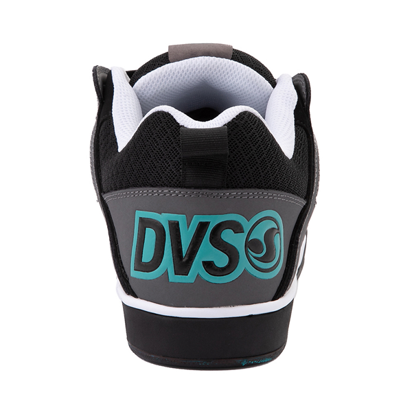 alternate view Mens DVS Comanche 2.0+ Skate Shoe - Black / Charcoal / TurquoiseALT4