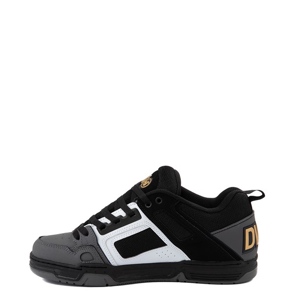 alternate view Mens DVS Comanche Skate Shoe - Black / White / CharcoalALT1
