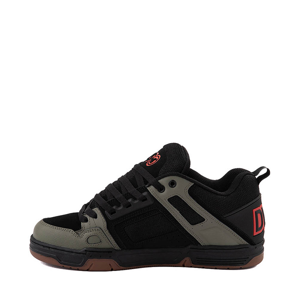 alternate view Mens DVS Comanche Skate Shoe - Black / Olive / OrangeALT1