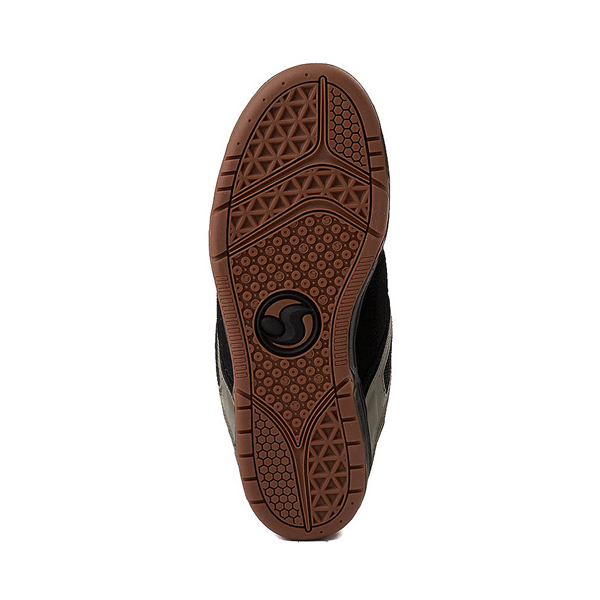 alternate view Mens DVS Comanche Skate Shoe - Black / Olive / OrangeALT3