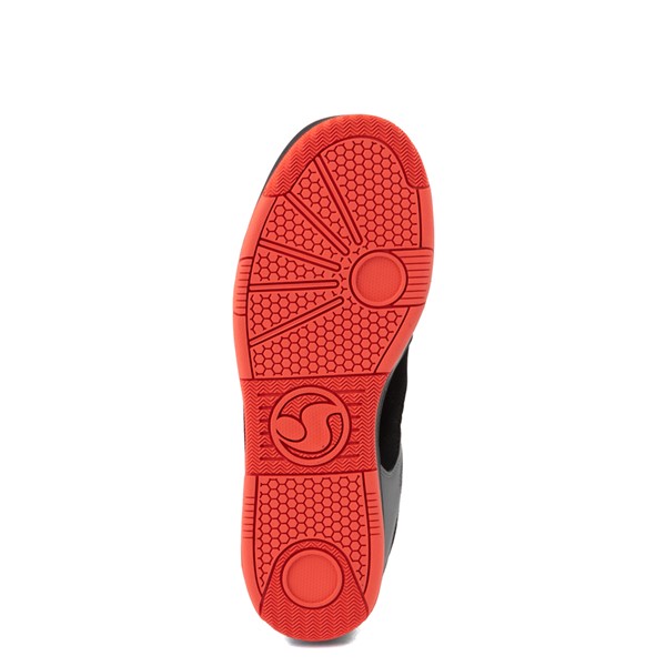alternate view Mens DVS Enduro 125 Skate Shoe - Black / Charcoal / OrangeALT3