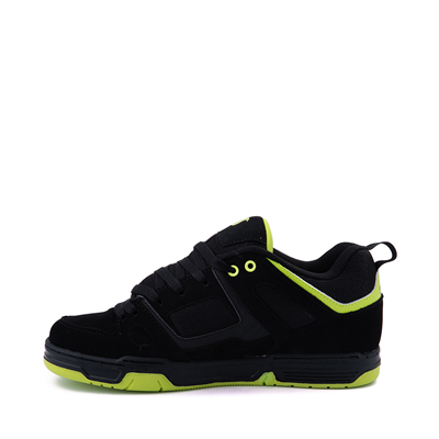 Alternate view of Mens DVS Gambol Skate Shoe - Black / Lime