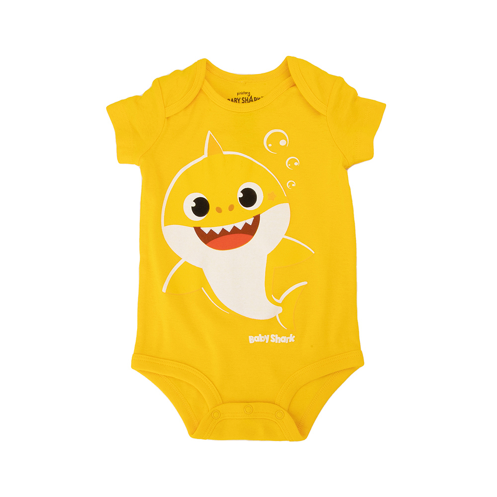 Baby Shark Snap Tee - Baby - Yellow