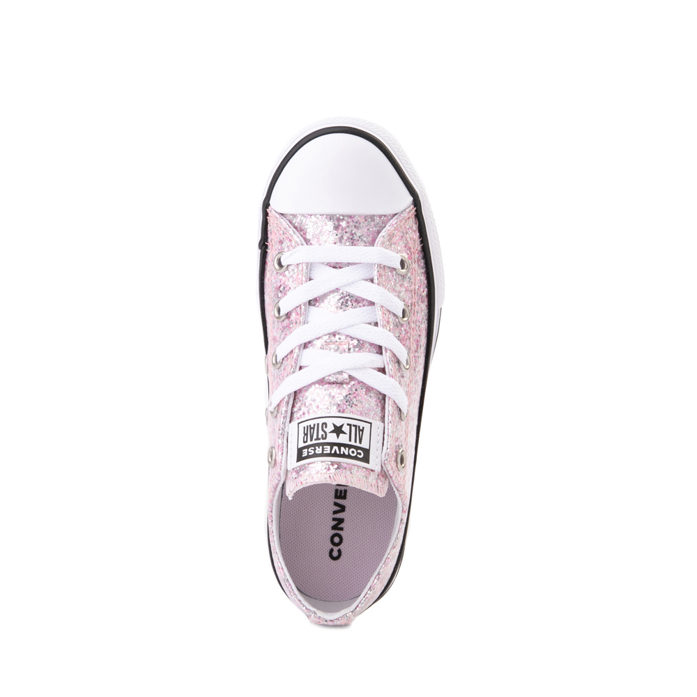 Converse Chuck Taylor All Star Lo Glitter Sneaker - Little Kid / Big Kid -  Pink Foam | Journeys