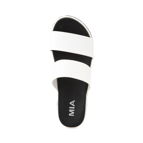 Womens MIA Ozzie Platform Slide Sandal - White | Journeys