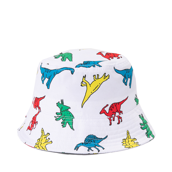 Main view of Dinosaur Bucket Hat - Little Kid / Big Kid - White