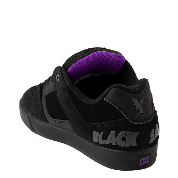 alternate view Mens DC x Black Sabbath Pure Skate Shoe - BlackALT4A