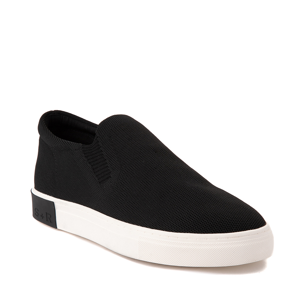 Mens Strauss and Ramm Slip On Casual Shoe - Black | Journeys