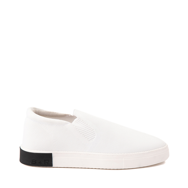 Main view of Mens Strauss and Ramm Slip On Casual Shoe - White