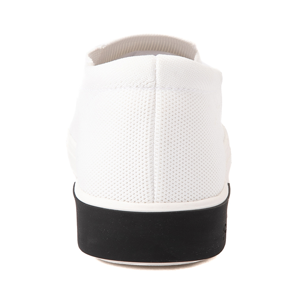 alternate view Mens Strauss and Ramm Slip On Casual Shoe - WhiteALT4