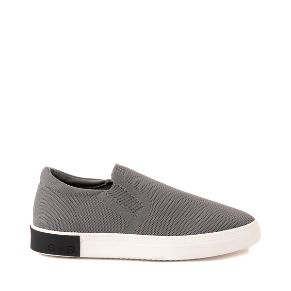 Mens Strauss and Ramm Slip On Casual Shoe - Gray