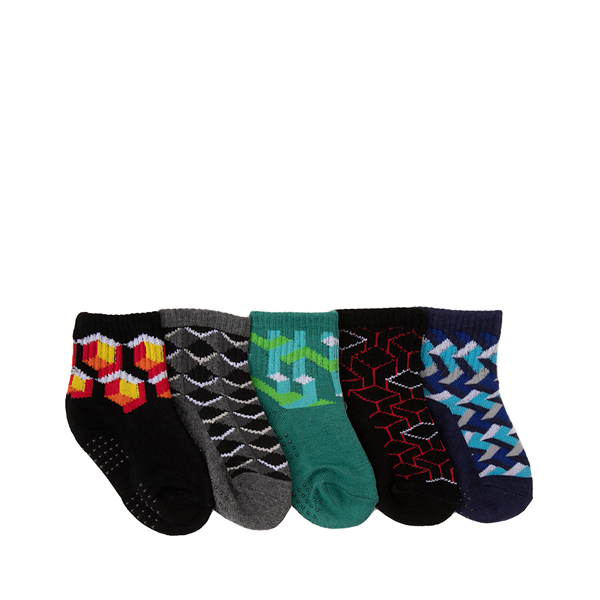 Main view of 3D Crew Socks 5 Pack - Baby - Multicolor